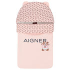 Baby Girls Pink Logo Nest, 1, hi-res